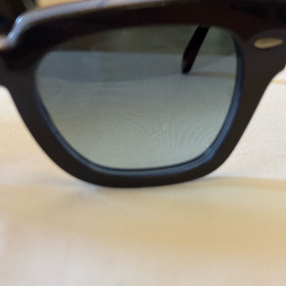 Ray-Ban Sunglasses RB2186 STATE STREET 1298/3M Blue on Transparent Blue Square - Picture 8 of 12